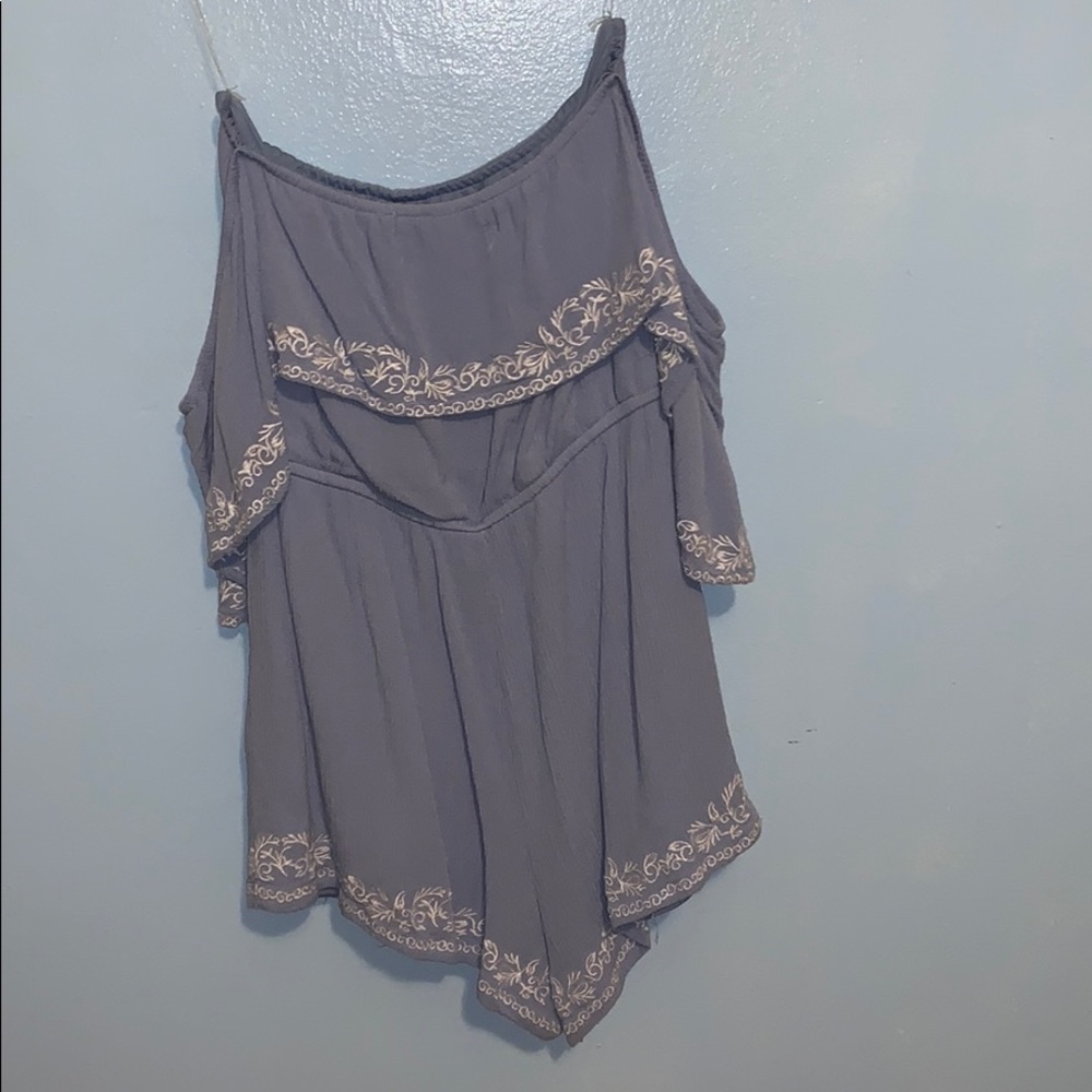 strapless romper - Picture 3 of 4